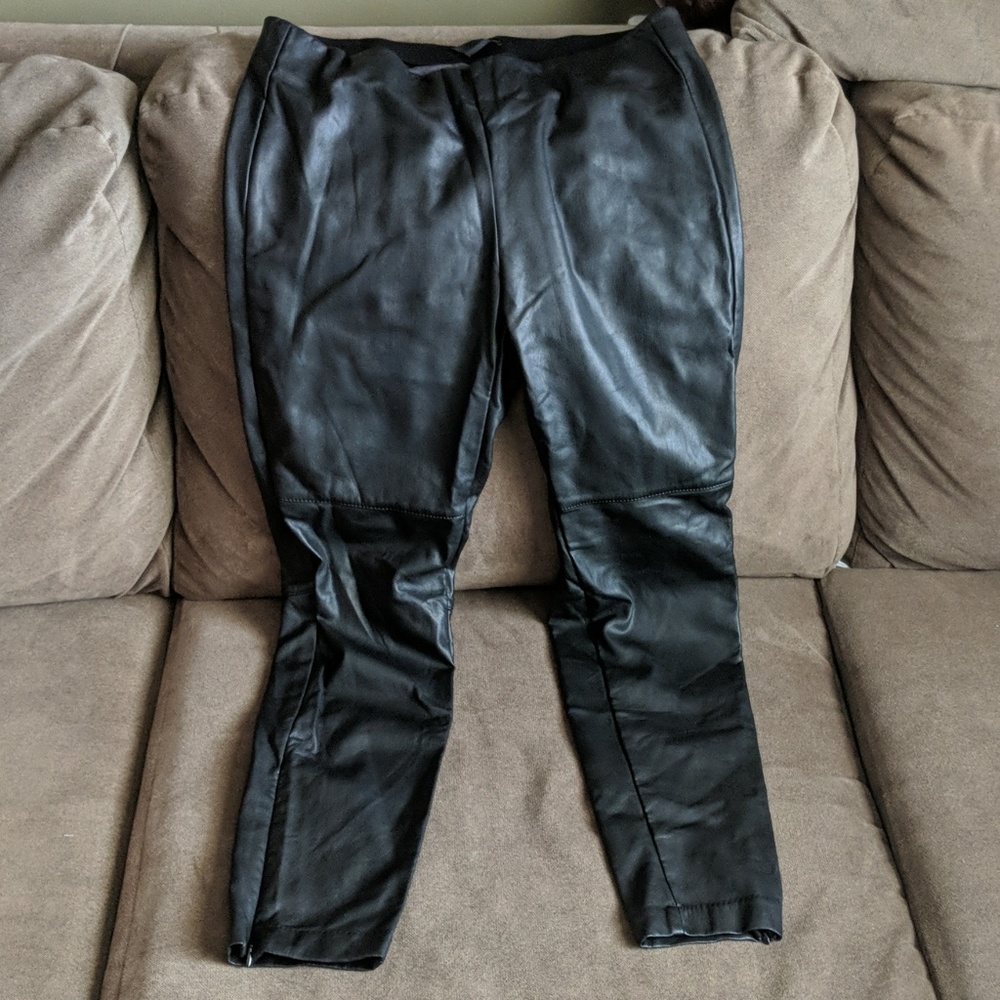 Pleather pants
